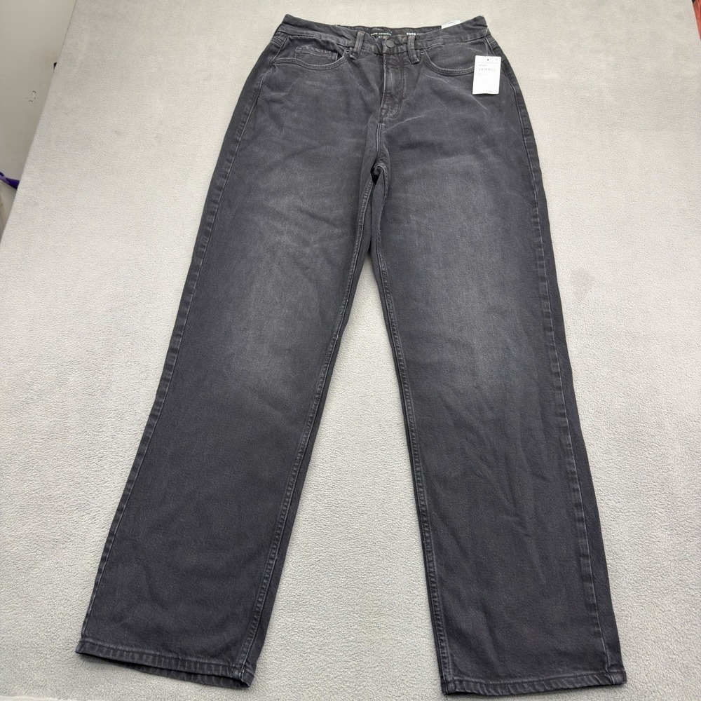 Good American Good 90s Mid Rise Jeans Sz 6 Black Baggy Vintage Inspired NWT 32" - Picture 5 of 16